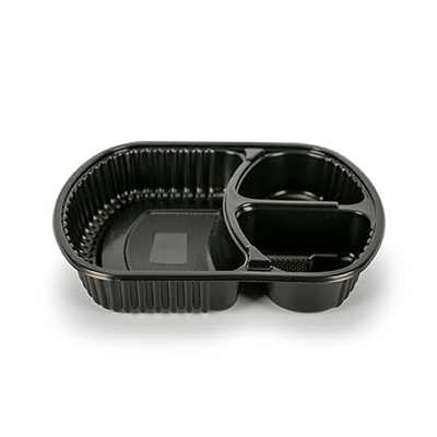 تصویر 1 از قیمت خرید ظرف یکبار مصرف مشکی با فروش عمده
